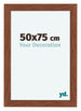 Como MDF Fotolijst 50x75cm Walnoot Voorzijde Maat | Yourdecoration.nl