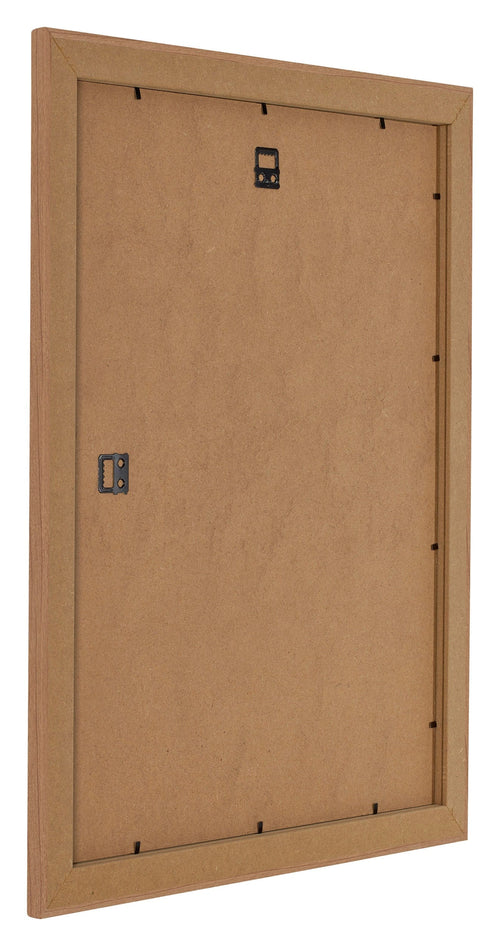 Como MDF Fotolijst 55x65cm Notenhout Licht Achterzijde Schuin | Yourdecoration.nl