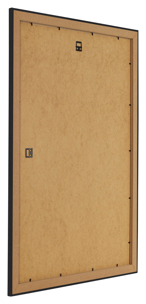 Como MDF Fotolijst 59x84cm Zwart Houtnerf Achterzijde Schuin | Yourdecoration.nl