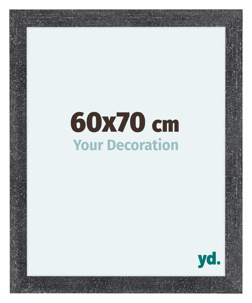 Como MDF Fotolijst 60x70cm Grijs Geveegd Voorzijde Maat | Yourdecoration.nl