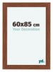 Como MDF Fotolijst 60x85cm Walnoot Voorzijde Maat | Yourdecoration.nl
