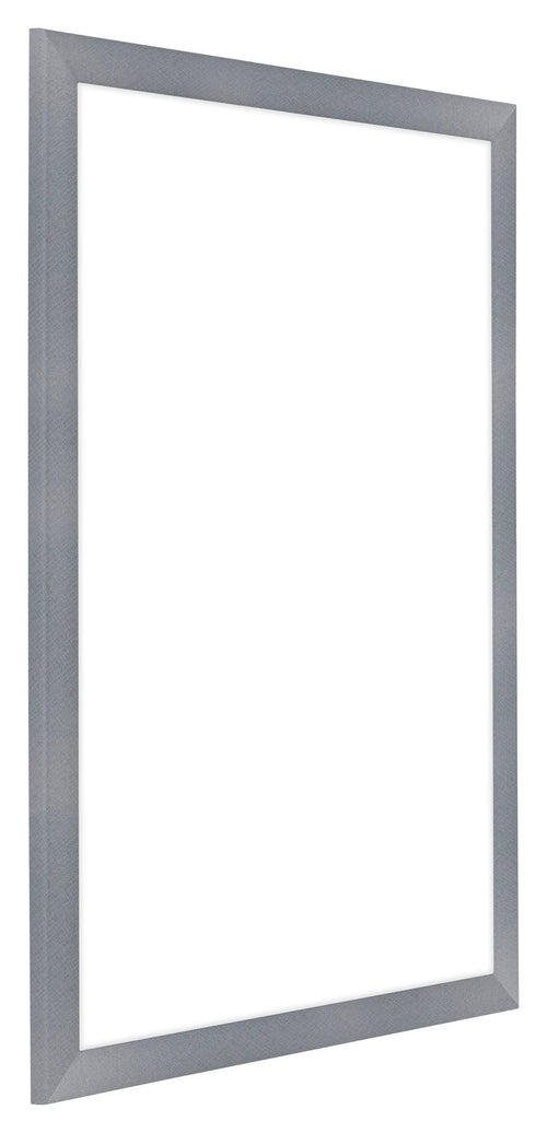 Como MDF Fotolijst 67x98cm Aluminium Geborsteld Voorzijde Schuin | Yourdecoration.nl