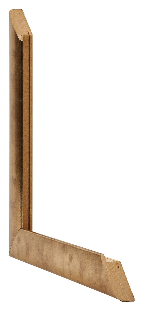Como MDF Fotolijst 67x98cm Goud Antiek Doorsnede | Yourdecoration.nl