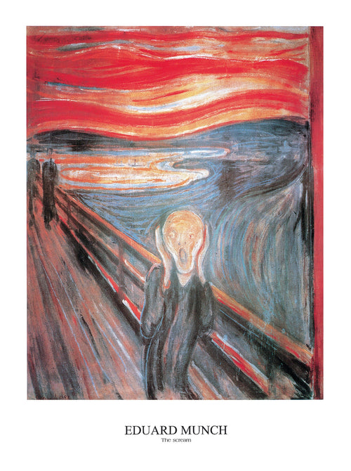 Edvard Munch The Scream Kunstdruk 60x80cm | Yourdecoration.nl