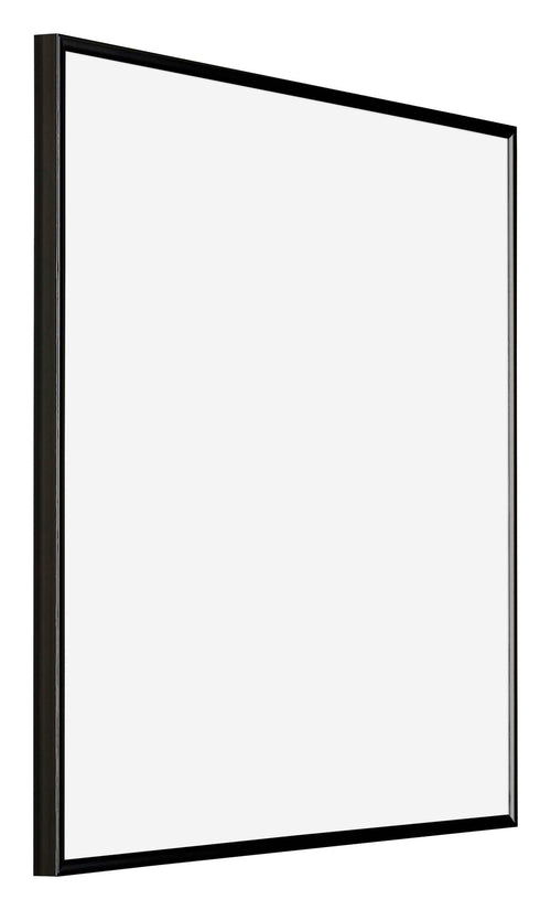 Evry Kunststof Fotolijst 35x35cm Zwart Hoogglans Voorzijde Schuin | Yourdecoration.nl