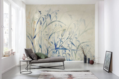 Fotobehang Aquarel Field 300x250cm FLX6 043 Sfeer | Yourdecoration.nl