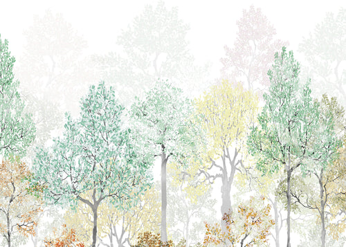 Fotobehang Bright Rainbow 350x250cm FLX7 027 | Yourdecoration.nl