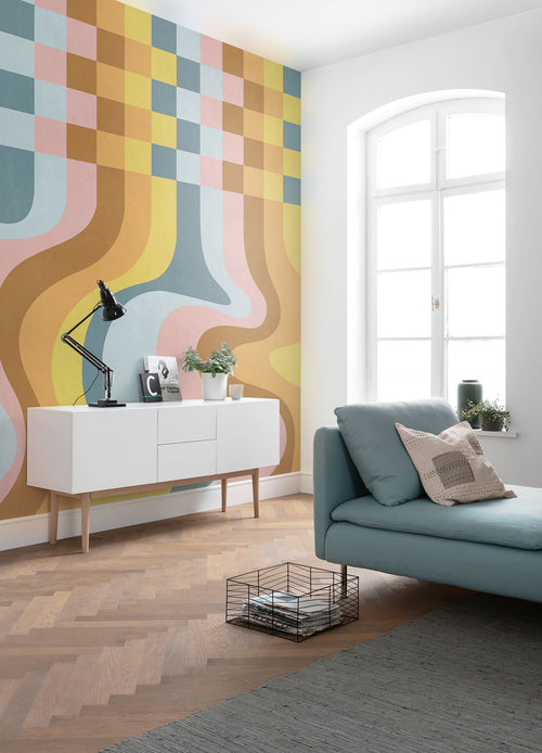 Fotobehang Colored Honey 200x250cm Komar FLX4 055 Sfeer | Yourdecoration.nl