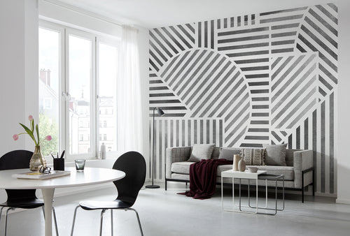 Fotobehang Jeux de Lignes 300x250cm FLX6 037 Sfeer | Yourdecoration.nl