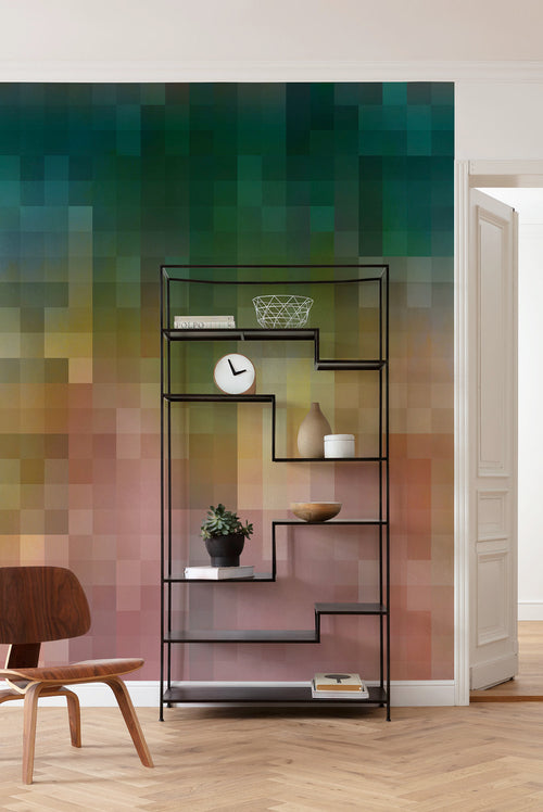 Fotobehang Paper Pixels 200x250cm Komar FLX4 058 Sfeer | Yourdecoration.nl