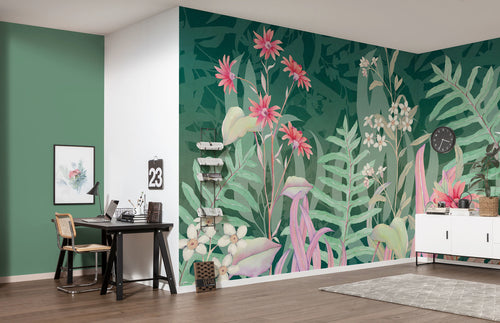Fotobehang The Flower Duet 400x250cm FLX8 003 Sfeer | Yourdecoration.nl