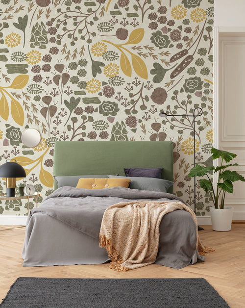 Fotobehang Wild Fields 250x250cm Komar FLX5 048 Sfeer | Yourdecoration.nl