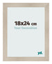 Fotolijst 18x24cm Eiken Licht MDF Pisa Voorzijde Maat | Yourdecoration.nl
