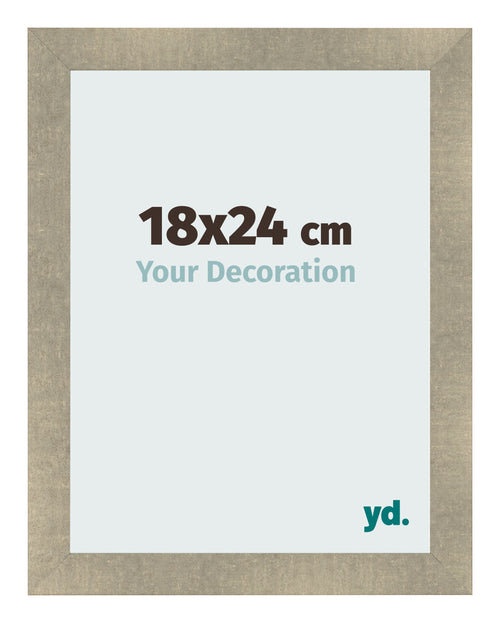 Fotolijst 18x24cm Goud Antiek MDF Pisa Voorzijde Maat | Yourdecoration.nl