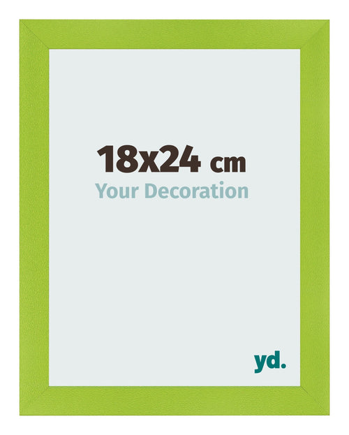 Fotolijst 18x24cm Groen MDF Pisa Voorzijde Maat | Yourdecoration.nl