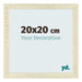 Fotolijst 20x20cm Sonoma Eiken MDF Pisa Voorzijde Maat | Yourdecoration.nl
