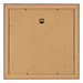 Fotolijst 20x20cm Wijnrood Geveegd MDF Pisa Achterzijde | Yourdecoration.nl