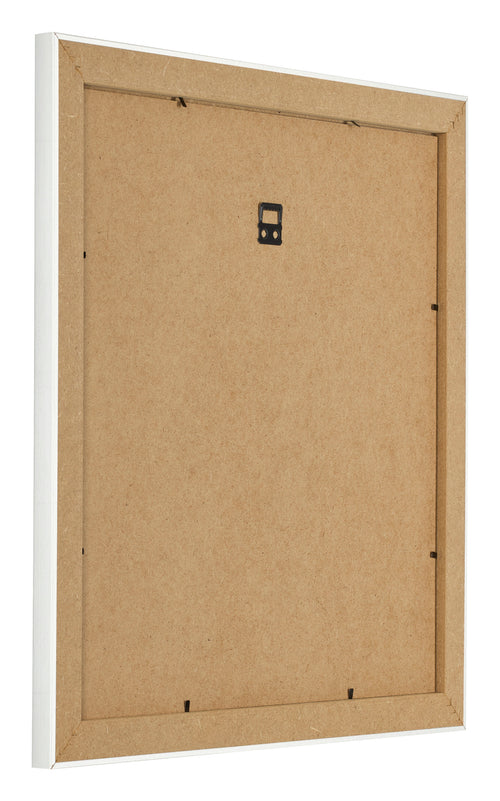 Fotolijst 20x20cm Wit Geveegd MDF Pisa Achterzijde Schuin | Yourdecoration.nl