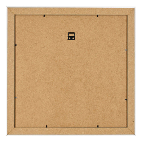 Fotolijst 20x20cm Wit Hoogglans MDF Pisa Achterzijde | Yourdecoration.nl