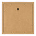 Fotolijst 20x20cm Wit Hoogglans MDF Pisa Achterzijde | Yourdecoration.nl