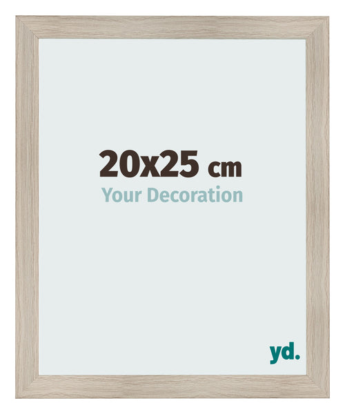 Fotolijst 20x25cm Eiken Licht MDF Pisa Voorzijde Maat | Yourdecoration.nl