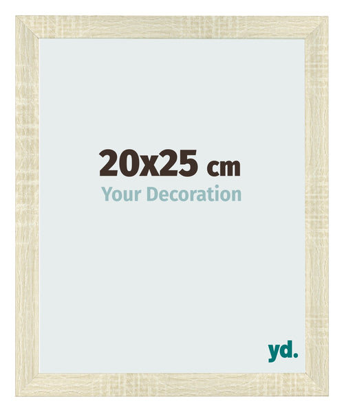Fotolijst 20x25cm Sonoma Eiken MDF Pisa Voorzijde Maat | Yourdecoration.nl