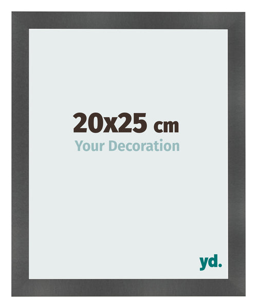 Fotolijst 20x25cm Zwart Mat MDF Pisa Voorzijde Maat | Yourdecoration.nl