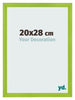Fotolijst 20x28cm Groen MDF Pisa Voorzijde Maat | Yourdecoration.nl