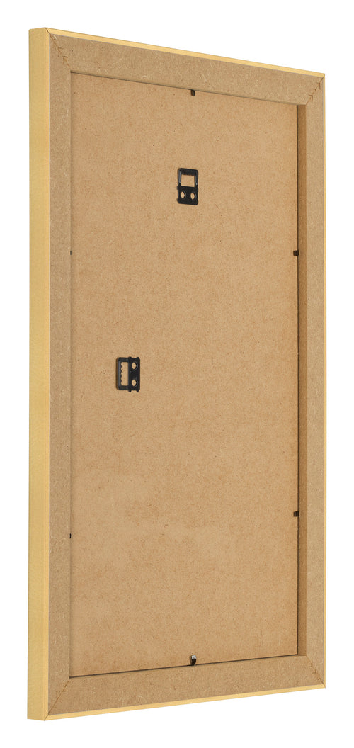 Fotolijst 20x30cm Goud Mat MDF Pisa Achterzijde Schuin | Yourdecoration.nl