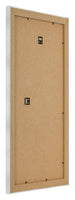 Fotolijst 20x40cm Aluminium Geborsteld MDF Pisa Achterzijde Schuin | Yourdecoration.nl