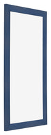 Fotolijst 20x40cm Donkerblauw Geveegd MDF Pisa Voorzijde Schuin | Yourdecoration.nl