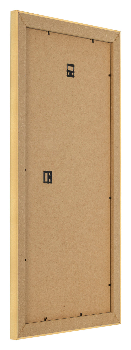 Fotolijst 20x40cm Goud Mat MDF Pisa Achterzijde Schuin | Yourdecoration.nl