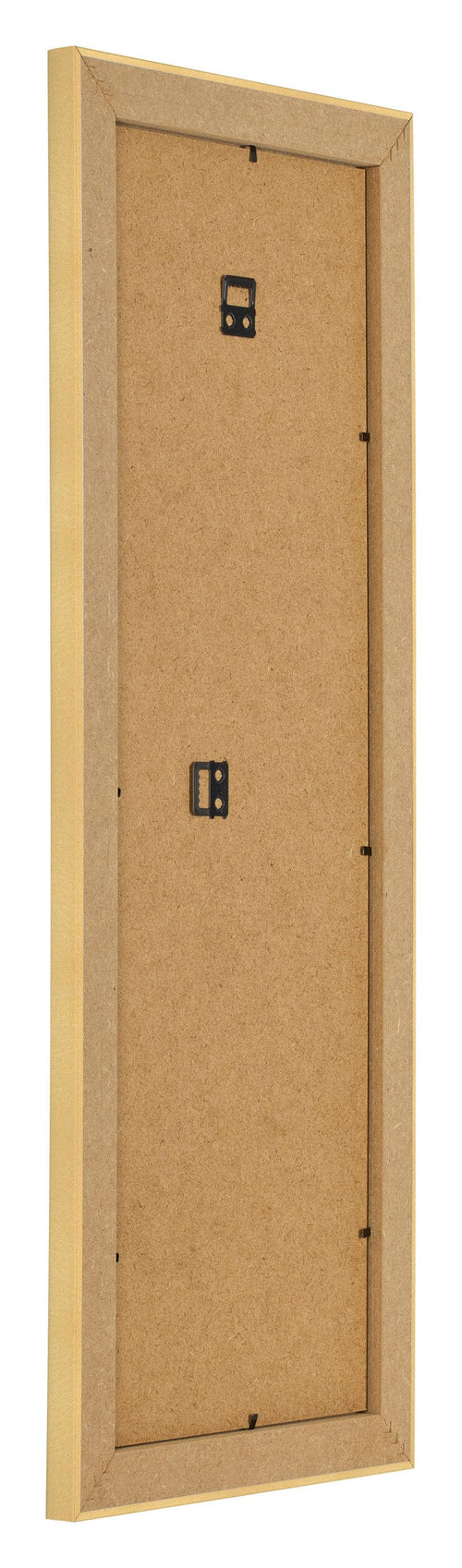 Fotolijst 20x60cm Goud Mat MDF Pisa Achterzijde Schuin | Yourdecoration.nl