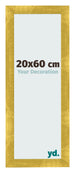 Fotolijst 20x60cm Goud Vintage MDF Pisa Voorzijde Maat | Yourdecoration.nl