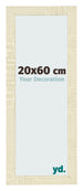 Fotolijst 20x60cm Sonoma Eiken MDF Pisa Voorzijde Maat | Yourdecoration.nl