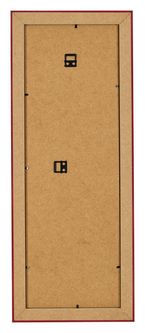 Fotolijst 20x60cm Wijnrood Geveegd MDF Pisa Achterzijde | Yourdecoration.nl