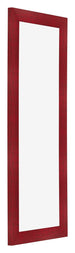 Fotolijst 20x60cm Wijnrood Geveegd MDF Pisa Voorzijde Schuin | Yourdecoration.nl