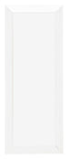 Fotolijst 20x60cm Wit Hoogglans MDF Pisa Voorzijde | Yourdecoration.nl