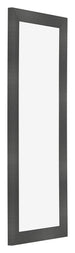 Fotolijst 20x60cm Zwart Mat MDF Pisa Voorzijde Schuin | Yourdecoration.nl