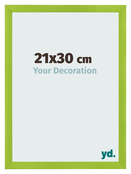 Fotolijst 21x30cm Groen MDF Pisa Voorzijde Maat | Yourdecoration.nl