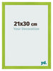 Fotolijst 21x30cm Groen MDF Pisa Voorzijde Maat | Yourdecoration.nl