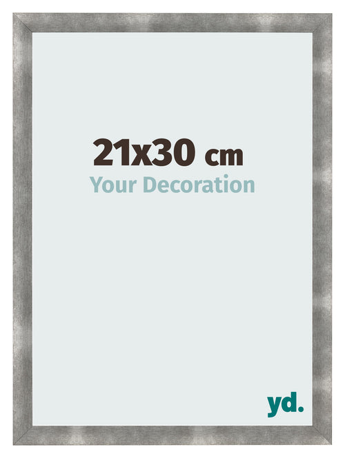 Fotolijst 21x30cm Metaal Vintage MDF Pisa Voorzijde Maat | Yourdecoration.nl