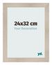 Fotolijst 24x32cm Eiken Licht MDF Pisa Voorzijde Maat | Yourdecoration.nl