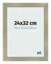 Fotolijst 24x32cm Goud Antiek MDF Pisa Voorzijde Maat | Yourdecoration.nl