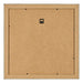 Fotolijst 25x25cm Goud Antiek MDF Pisa Achterzijde | Yourdecoration.nl