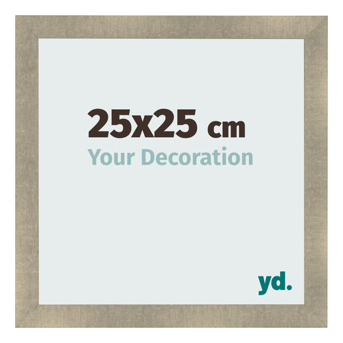 Fotolijst 25x25cm Goud Antiek MDF Pisa Voorzijde Maat | Yourdecoration.nl