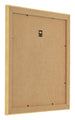 Fotolijst 25x25cm Goud Mat MDF Pisa Achterzijde Schuin | Yourdecoration.nl