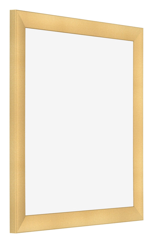 Fotolijst 25x25cm Goud Mat MDF Pisa Voorzijde Schuin | Yourdecoration.nl