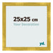 Fotolijst 25x25cm Goud Vintage MDF Pisa Voorzijde Maat | Yourdecoration.nl