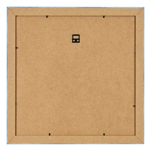 Fotolijst 25x25cm Helder Blauw Geveegd MDF Pisa Achterzijde | Yourdecoration.nl